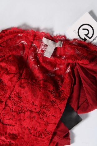 Γυναικείο αμάνικο μπλουζάκι H&M, Μέγεθος XS, Χρώμα Κόκκινο, Τιμή 6,24 €