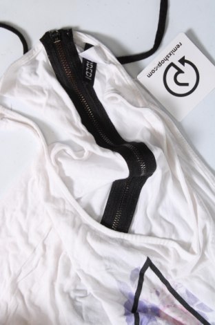 Γυναικείο αμάνικο μπλουζάκι H&M Divided, Μέγεθος XS, Χρώμα Λευκό, Τιμή 2,46 €