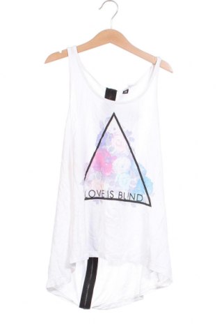 Γυναικείο αμάνικο μπλουζάκι H&M Divided, Μέγεθος XS, Χρώμα Λευκό, Τιμή 3,79 €
