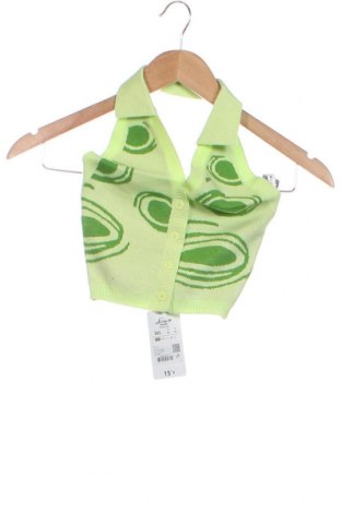 Γυναικείο αμάνικο μπλουζάκι Jennyfer, Μέγεθος XXS, Χρώμα Πράσινο, Τιμή 2,71 €