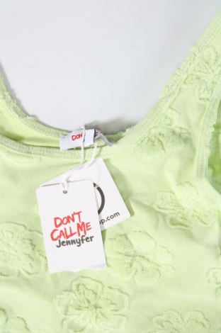 Γυναικείο αμάνικο μπλουζάκι Jennyfer, Μέγεθος XS, Χρώμα Πράσινο, Τιμή 1,62 €