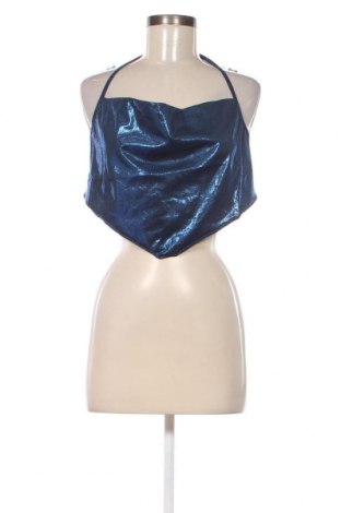 Γυναικείο αμάνικο μπλουζάκι Jennyfer, Μέγεθος L, Χρώμα Μπλέ, Τιμή 3,35 €