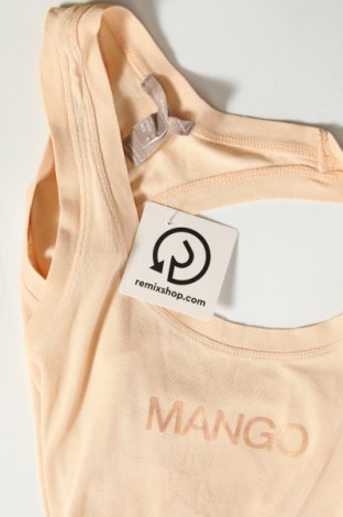 Γυναικείο αμάνικο μπλουζάκι Mango, Μέγεθος M, Χρώμα Πορτοκαλί, Τιμή 8,23 €