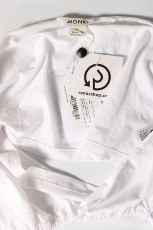 Γυναικείο αμάνικο μπλουζάκι Monki, Μέγεθος L, Χρώμα Λευκό, Τιμή 4,54 €