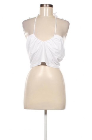 Γυναικείο αμάνικο μπλουζάκι Monki, Μέγεθος L, Χρώμα Λευκό, Τιμή 6,38 €