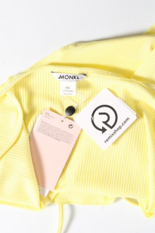 Γυναικείο αμάνικο μπλουζάκι Monki, Μέγεθος XXL, Χρώμα Κίτρινο, Τιμή 6,60 €