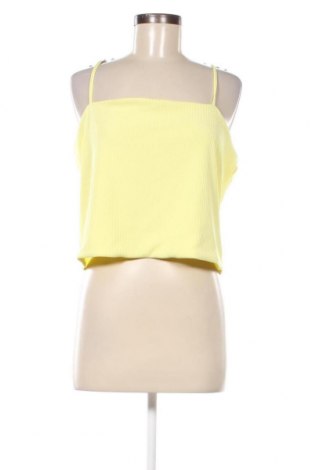 Γυναικείο αμάνικο μπλουζάκι Monki, Μέγεθος XXL, Χρώμα Κίτρινο, Τιμή 6,17 €