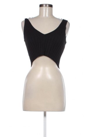 Γυναικείο αμάνικο μπλουζάκι Monki, Μέγεθος L, Χρώμα Μαύρο, Τιμή 2,06 €