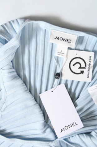 Γυναικείο αμάνικο μπλουζάκι Monki, Μέγεθος L, Χρώμα Μπλέ, Τιμή 6,49 €
