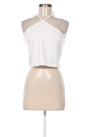 Γυναικείο αμάνικο μπλουζάκι NA-KD, Μέγεθος L, Χρώμα Λευκό, Τιμή 2,40 €