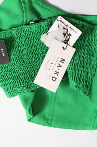 Tricou de damă NA-KD, Mărime M, Culoare Verde, Preț 40,70 Lei