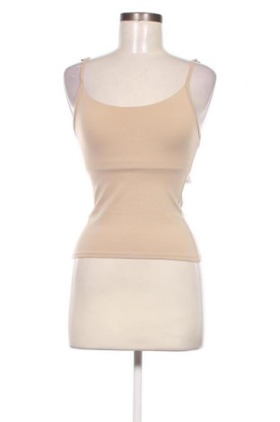 Γυναικείο αμάνικο μπλουζάκι New York & Company, Μέγεθος S, Χρώμα  Μπέζ, Τιμή 4,27 €