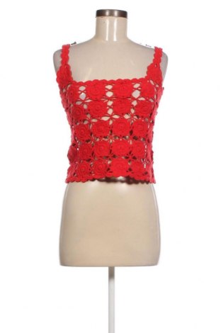 Γυναικείο αμάνικο μπλουζάκι Pandemonium, Μέγεθος S, Χρώμα Κόκκινο, Τιμή 10,98 €
