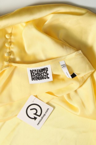 Damska koszulka na ramiączkach Reclaimed Vintage, Rozmiar M, Kolor Żółty, Cena 15,45 zł