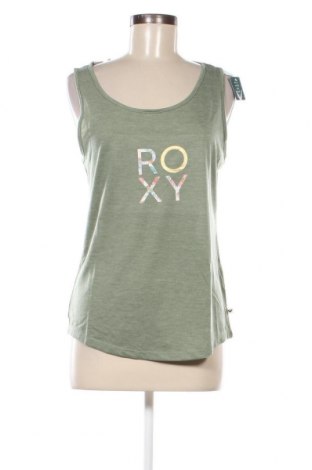 Damska koszulka na ramiączkach Roxy, Rozmiar L, Kolor Zielony, Cena 82,63 zł