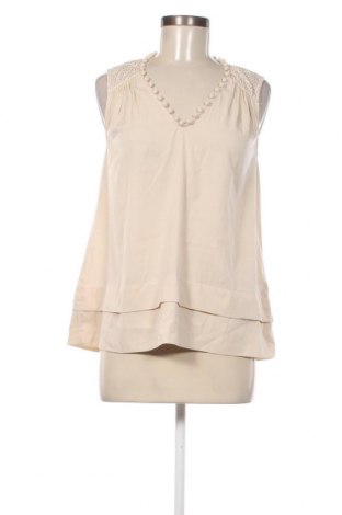 Γυναικείο αμάνικο μπλουζάκι Selected Femme, Μέγεθος S, Χρώμα Εκρού, Τιμή 13,81 €