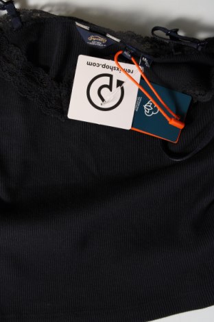 Γυναικείο αμάνικο μπλουζάκι Superdry, Μέγεθος M, Χρώμα Μπλέ, Τιμή 7,54 €