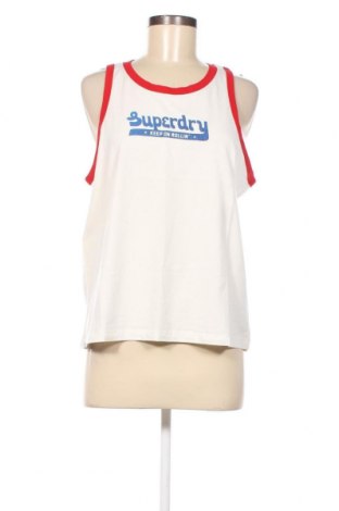 Γυναικείο αμάνικο μπλουζάκι Superdry, Μέγεθος L, Χρώμα Λευκό, Τιμή 9,64 €