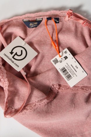 Γυναικείο αμάνικο μπλουζάκι Superdry, Μέγεθος S, Χρώμα Ρόζ , Τιμή 8,77 €