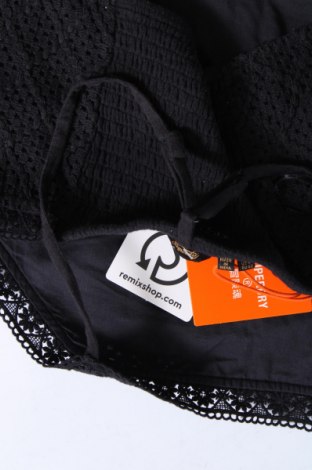 Γυναικείο αμάνικο μπλουζάκι Superdry, Μέγεθος M, Χρώμα Μαύρο, Τιμή 14,43 €