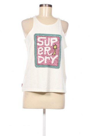 Γυναικείο αμάνικο μπλουζάκι Superdry, Μέγεθος M, Χρώμα Εκρού, Τιμή 8,77 €