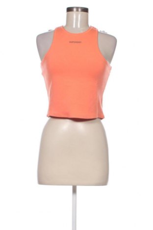 Γυναικείο αμάνικο μπλουζάκι Superdry, Μέγεθος L, Χρώμα Πορτοκαλί, Τιμή 10,52 €