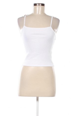 Γυναικείο αμάνικο μπλουζάκι Tally Weijl, Μέγεθος L, Χρώμα Λευκό, Τιμή 6,82 €