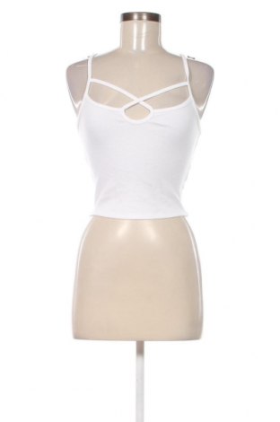 Γυναικείο αμάνικο μπλουζάκι Tally Weijl, Μέγεθος S, Χρώμα Λευκό, Τιμή 4,76 €
