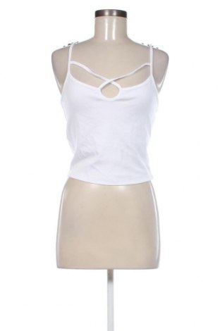 Γυναικείο αμάνικο μπλουζάκι Tally Weijl, Μέγεθος L, Χρώμα Λευκό, Τιμή 1,84 €