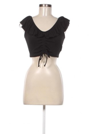 Γυναικείο αμάνικο μπλουζάκι Tally Weijl, Μέγεθος M, Χρώμα Μαύρο, Τιμή 5,61 €