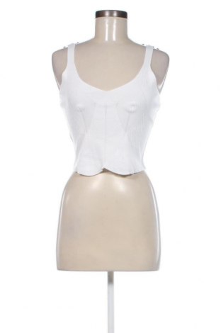 Γυναικείο αμάνικο μπλουζάκι Tally Weijl, Μέγεθος M, Χρώμα Λευκό, Τιμή 4,02 €