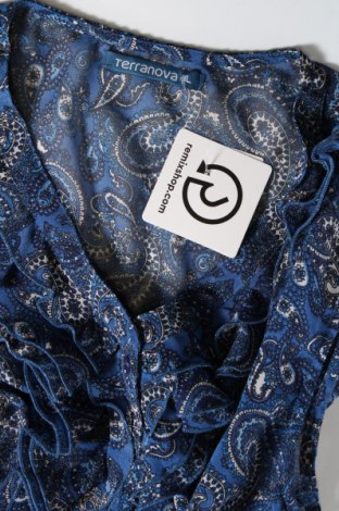 Damska koszulka na ramiączkach Terranova, Rozmiar XL, Kolor Niebieski, Cena 48,83 zł