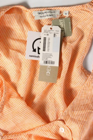Γυναικείο αμάνικο μπλουζάκι Tom Tailor, Μέγεθος M, Χρώμα Πορτοκαλί, Τιμή 15,98 €