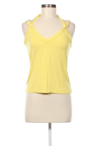 Γυναικείο αμάνικο μπλουζάκι United Colors Of Benetton, Μέγεθος S, Χρώμα Κίτρινο, Τιμή 2,80 €