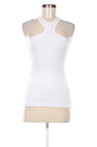 Γυναικείο αμάνικο μπλουζάκι Weekday, Μέγεθος M, Χρώμα Λευκό, Τιμή 5,69 €