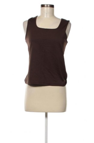 Γυναικείο αμάνικο μπλουζάκι Yessica, Μέγεθος L, Χρώμα Καφέ, Τιμή 3,99 €