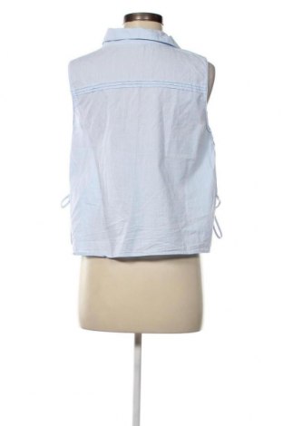 Γυναικείο αμάνικο μπλουζάκι Zara, Μέγεθος L, Χρώμα Μπλέ, Τιμή 6,02 €