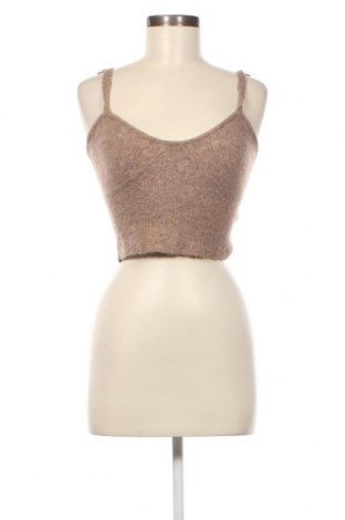 Γυναικείο αμάνικο μπλουζάκι Zara, Μέγεθος S, Χρώμα  Μπέζ, Τιμή 3,68 €