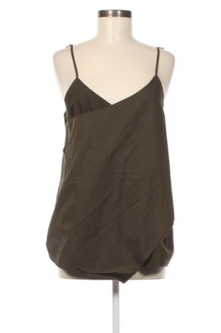 Γυναικείο αμάνικο μπλουζάκι Zara, Μέγεθος L, Χρώμα Πράσινο, Τιμή 3,42 €