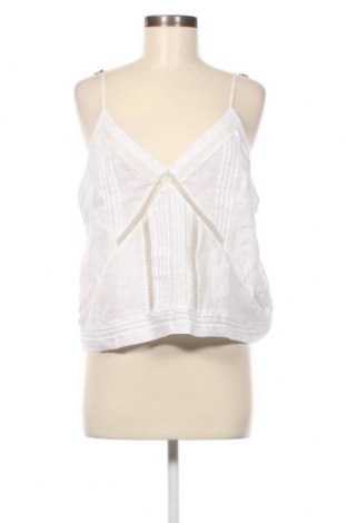 Γυναικείο αμάνικο μπλουζάκι Zara, Μέγεθος L, Χρώμα Λευκό, Τιμή 7,20 €