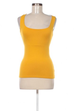 Γυναικείο αμάνικο μπλουζάκι Zara, Μέγεθος S, Χρώμα Κίτρινο, Τιμή 3,68 €