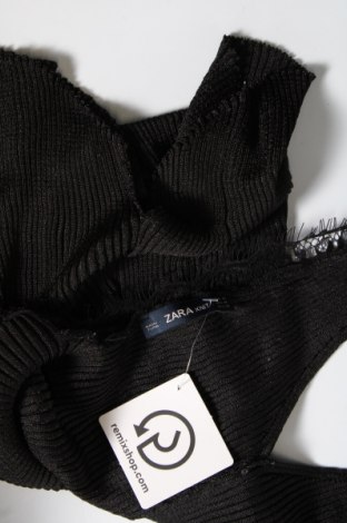 Дамски потник Zara Knitwear, Размер M, Цвят Черен, Цена 11,73 лв.