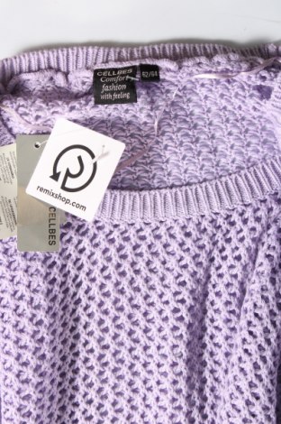Γυναικείο πουλόβερ, Μέγεθος 5XL, Χρώμα Βιολετί, Τιμή 22,76 €