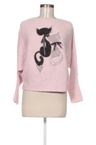 Дамски пуловер, Размер L, Цвят Розов, Цена 14,50 лв.