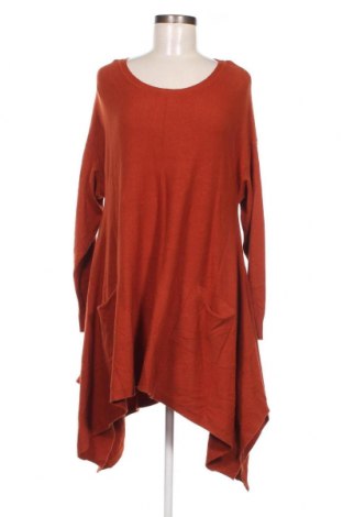 Дамски пуловер, Размер 3XL, Цвят Кафяв, Цена 29,00 лв.