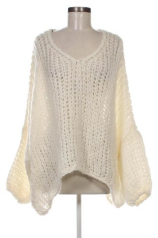 Γυναικείο πουλόβερ, Μέγεθος 3XL, Χρώμα Εκρού, Τιμή 13,46 €