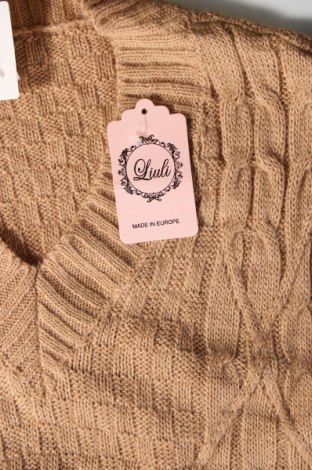 Дамски пуловер, Размер M, Цвят Бежов, Цена 9,20 лв.