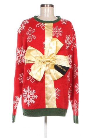 Дамски пуловер, Размер XXL, Цвят Червен, Цена 18,40 лв.