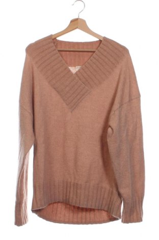 Дамски пуловер, Размер XS, Цвят Бежов, Цена 15,65 лв.