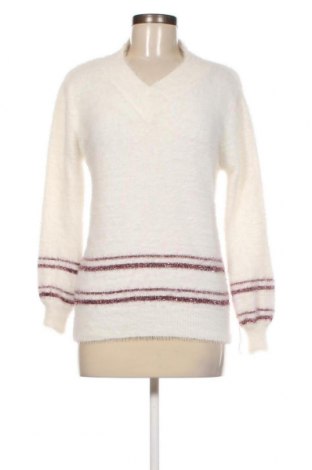 Дамски пуловер, Размер M, Цвят Бял, Цена 13,12 лв.